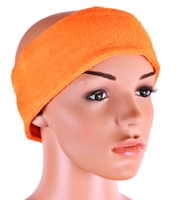 Opaska na włosy kosmetyczna frotte soczysta pomarańcza